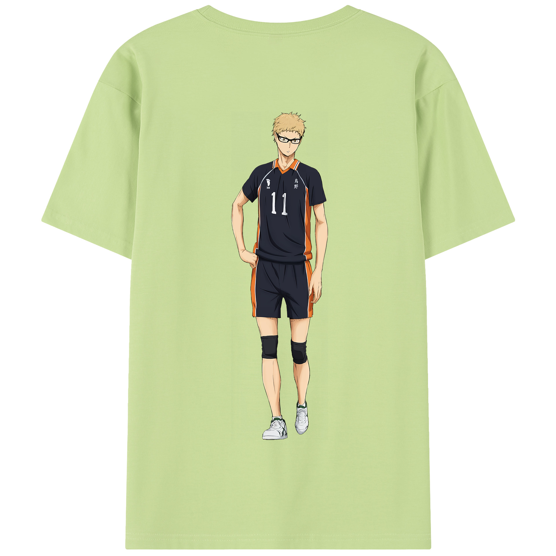 （画像用） ハイキュー!! Haikyu!! 綿100％半袖Tシャツ（背面プリント）